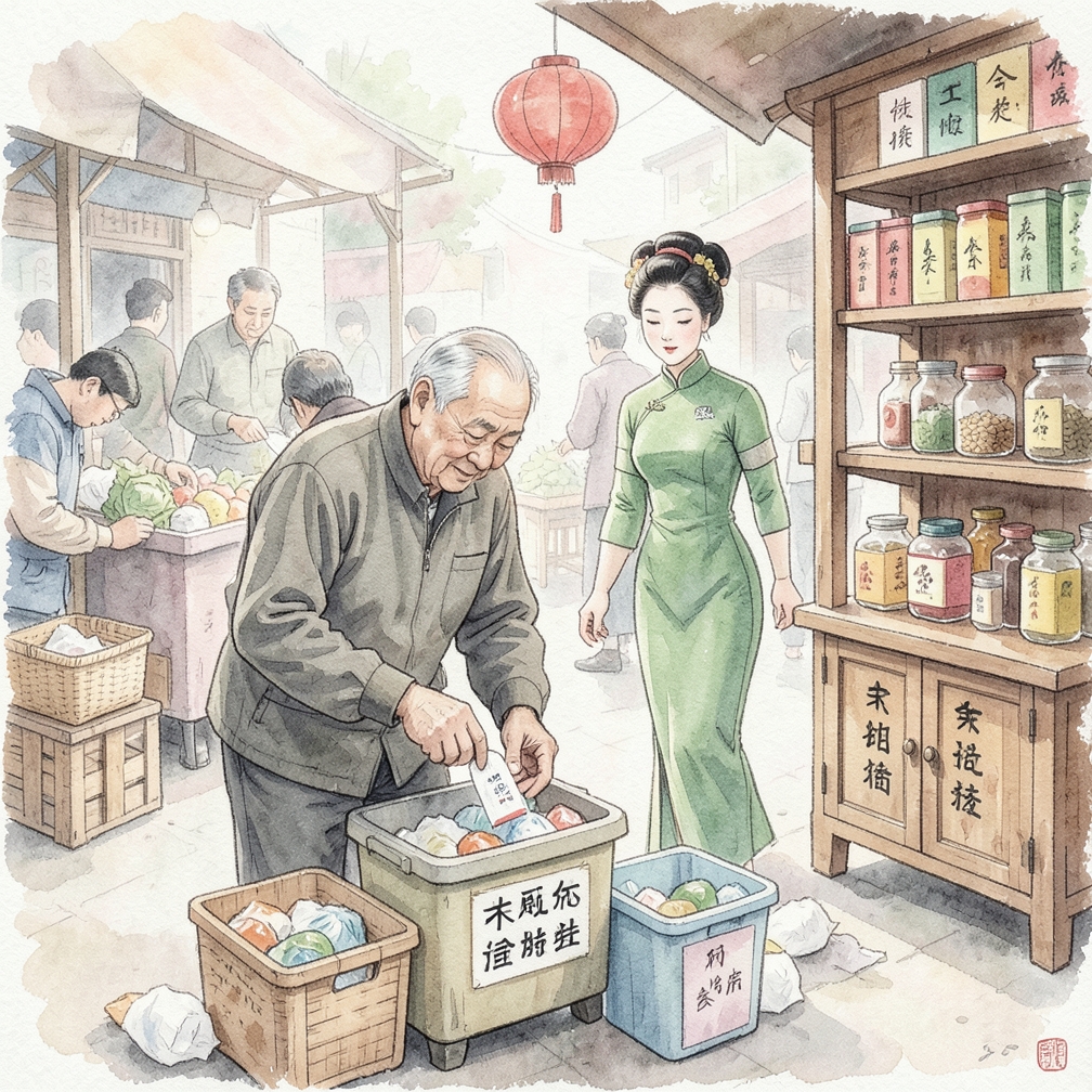 分类投放垃圾