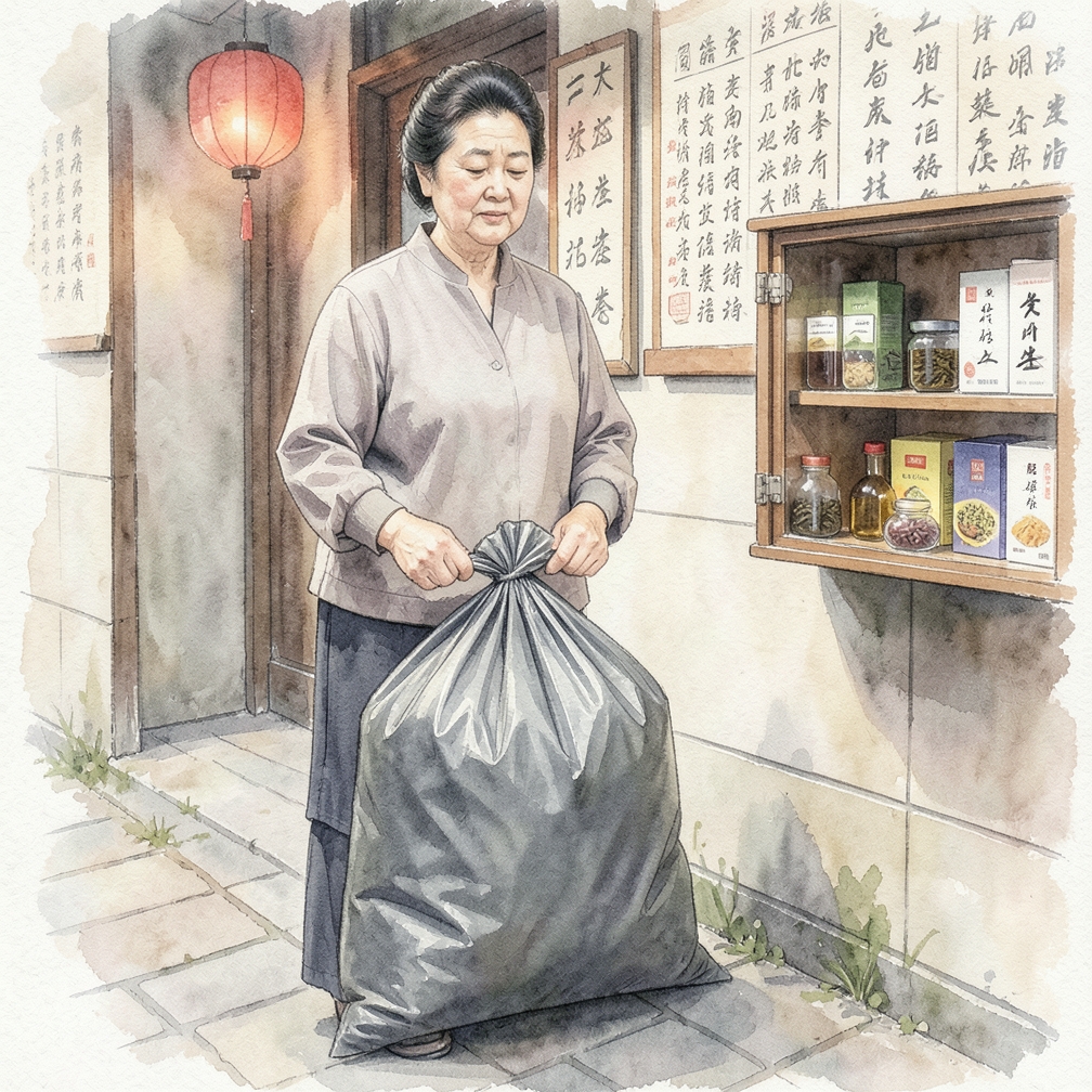 妥善处理垃圾袋