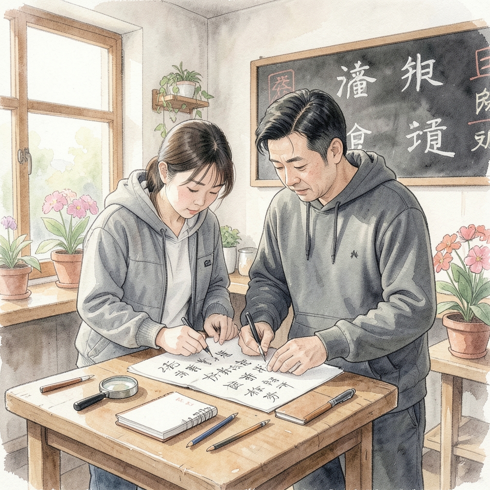 熟悉真实签名的特征