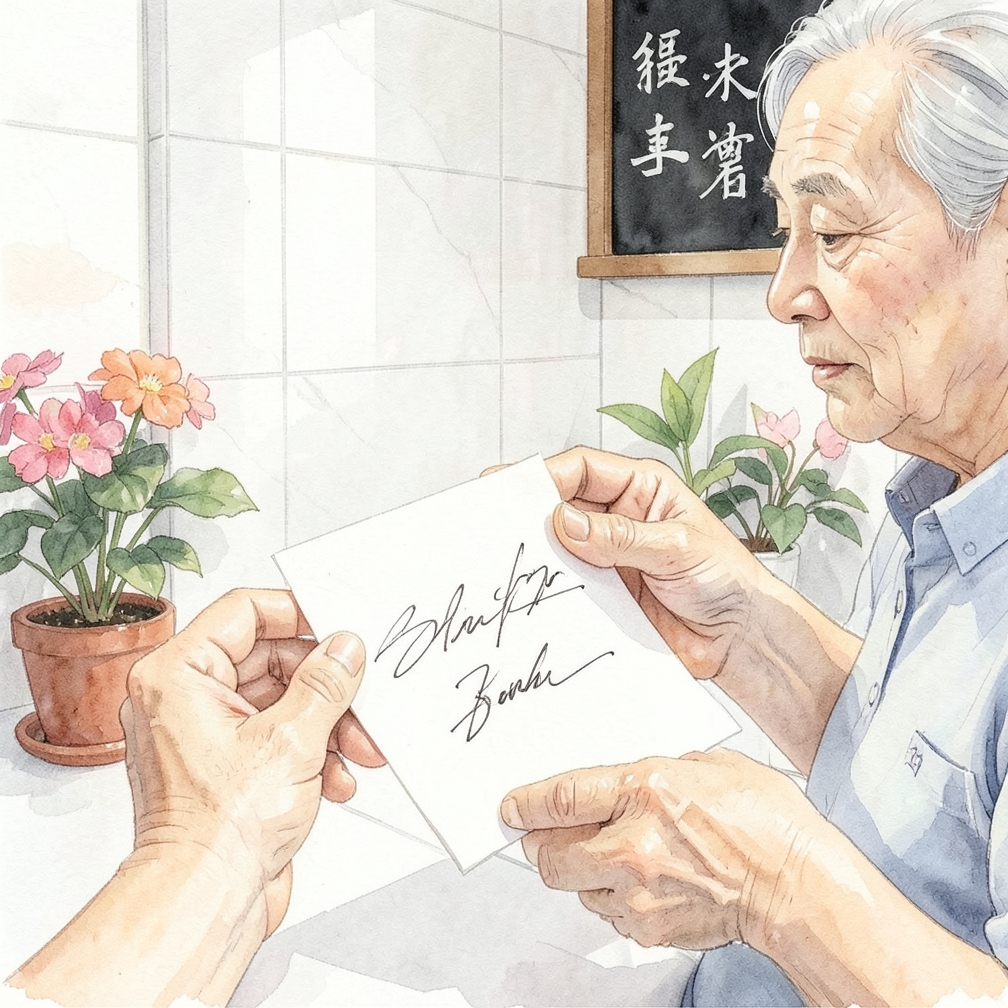 对比签名的细节差异