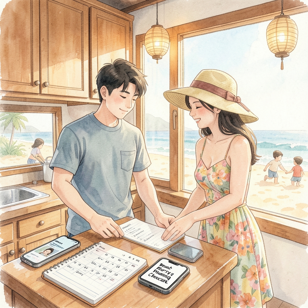 如何一步步舉辦一場海灘派對