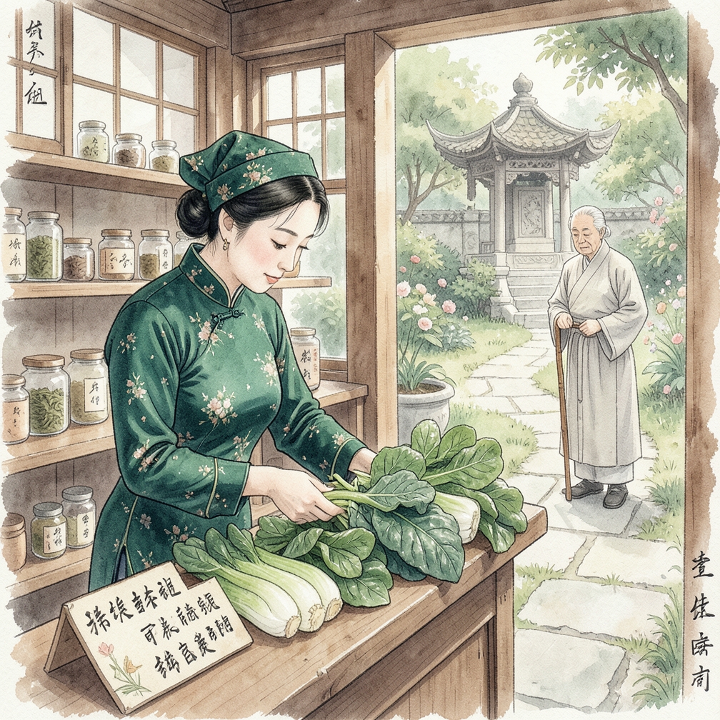 食用深绿色蔬菜获取维生素A