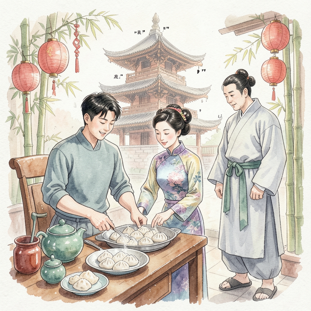 如何一步一步制作中式饺子