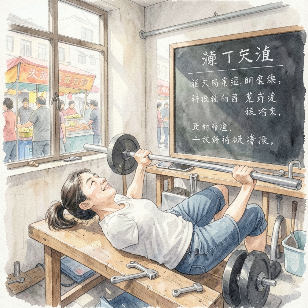 使用倒立行进训练上半身