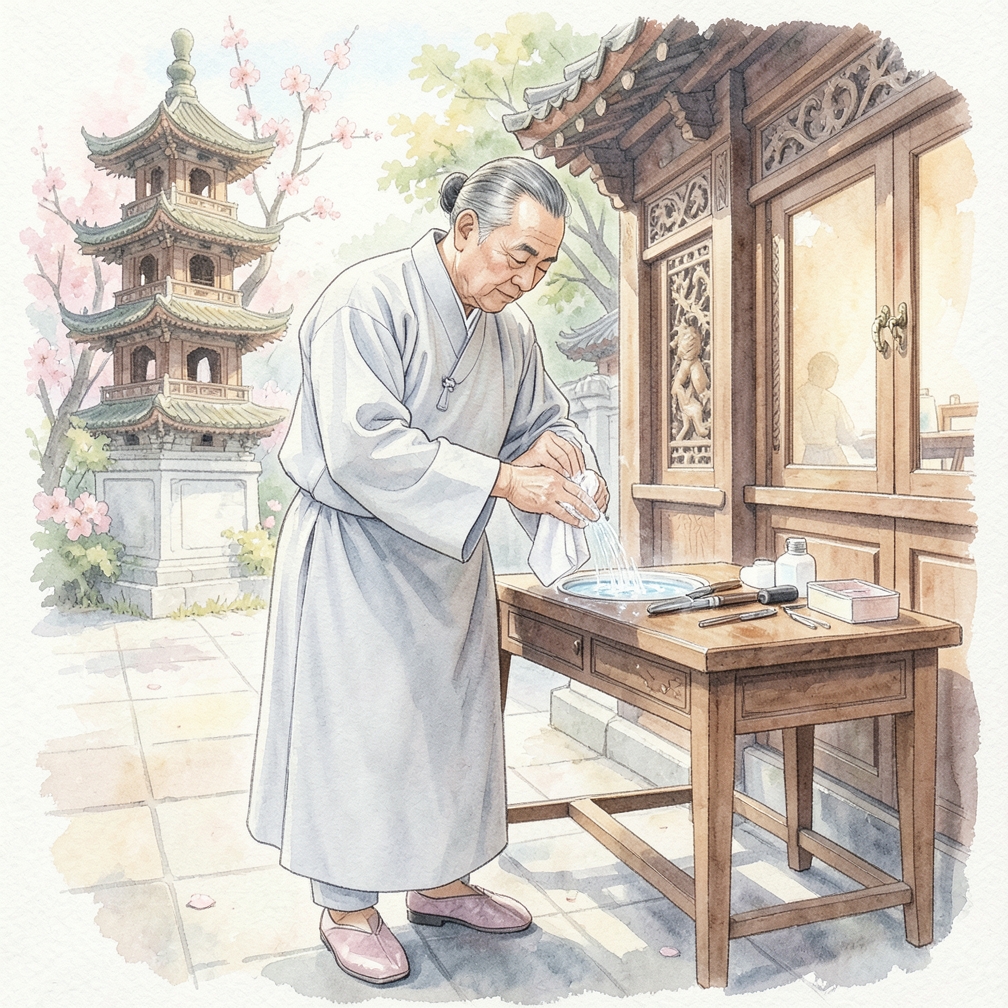 徹底用肥皂和溫水清洗並擦乾雙手