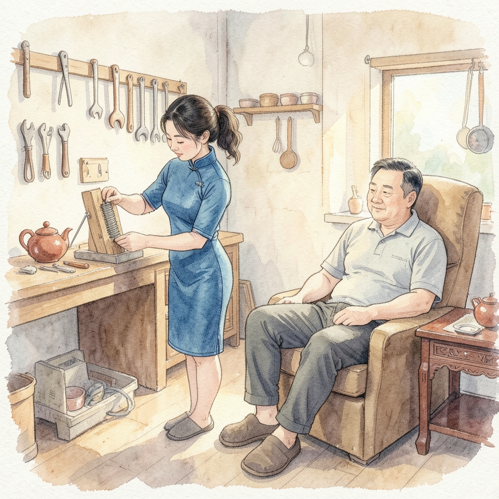 安裝新彈簧