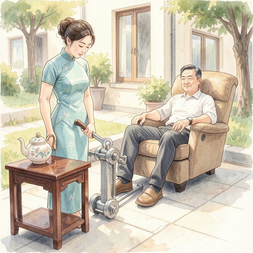 松開背部螺栓