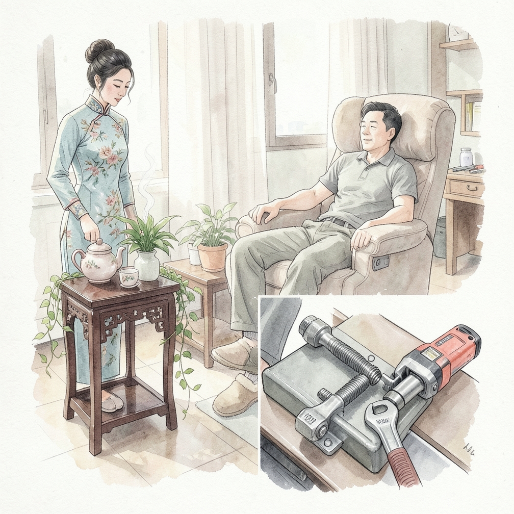 移除前部螺栓