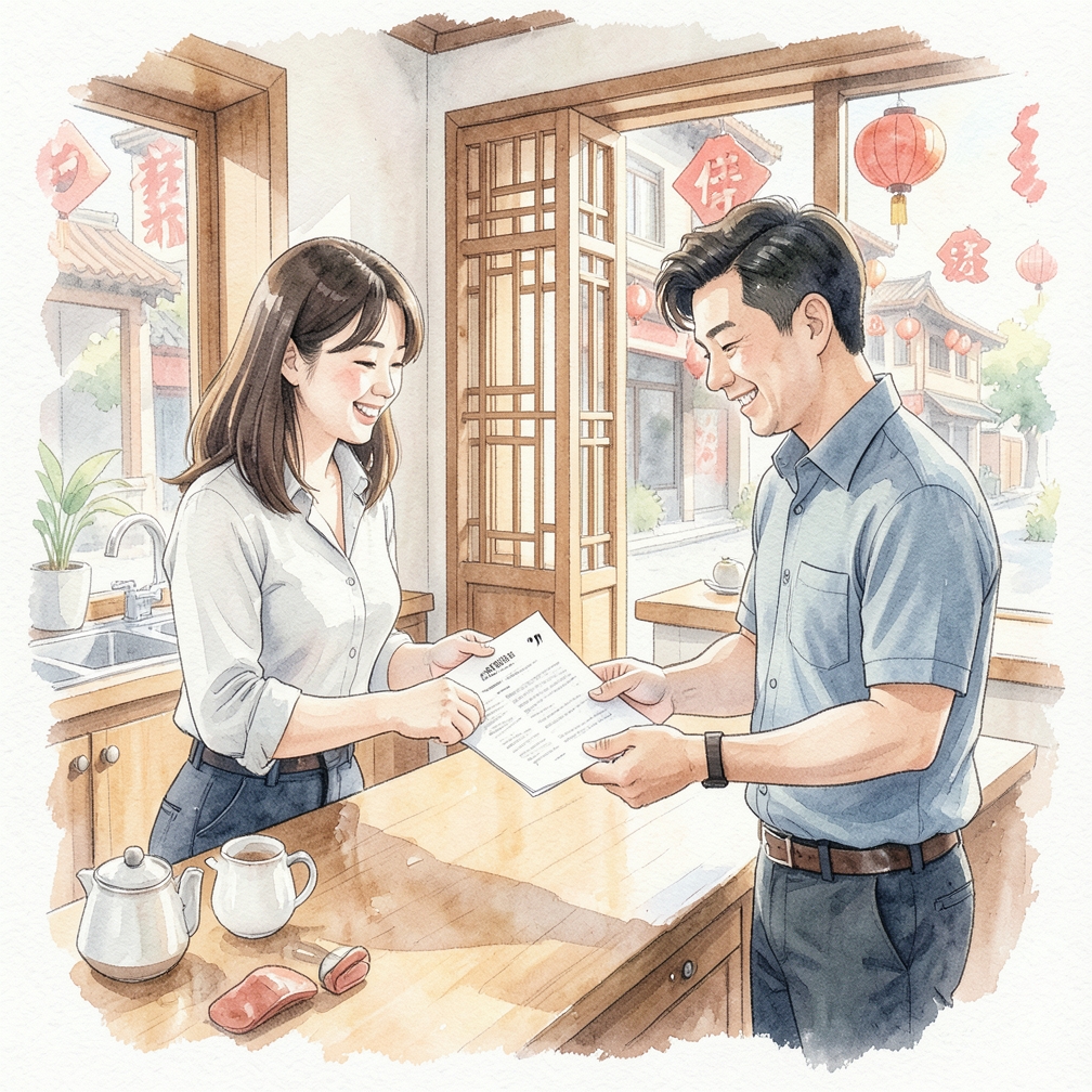 准备并展示简历