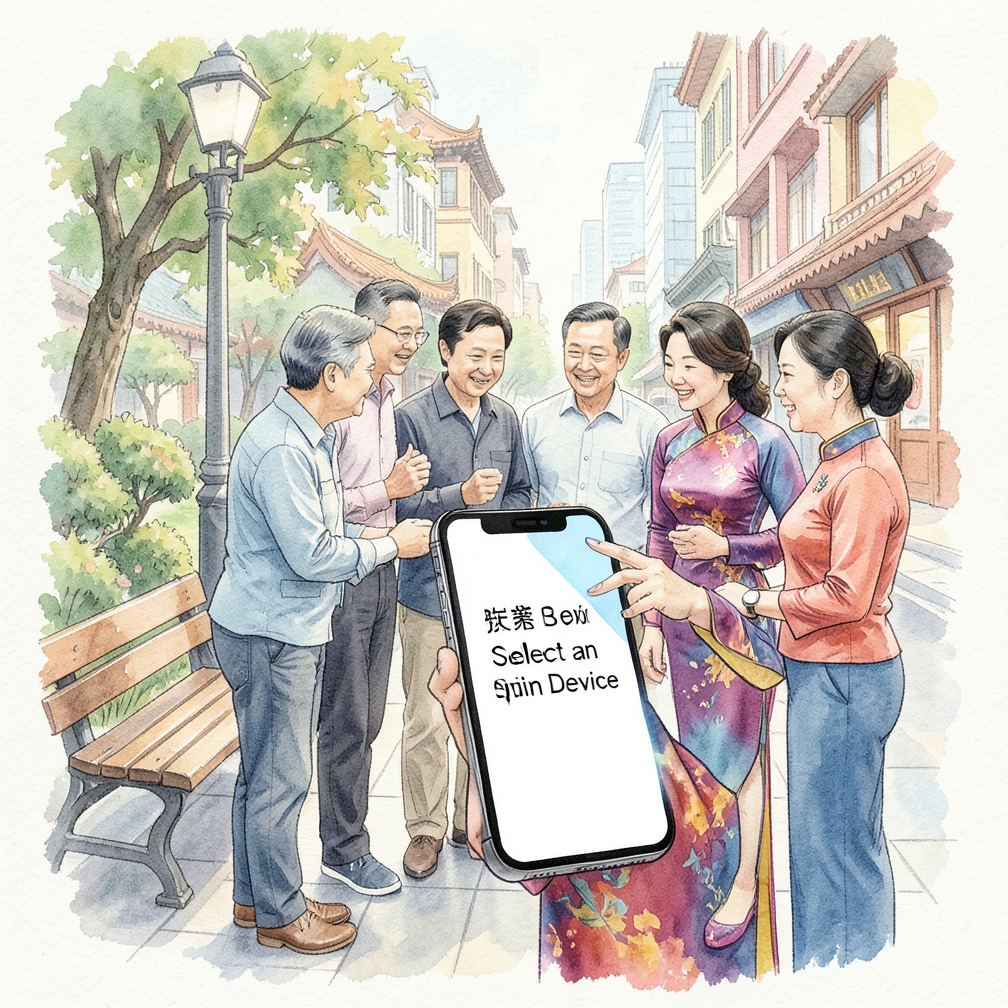 選擇 "Switch Device" 選項