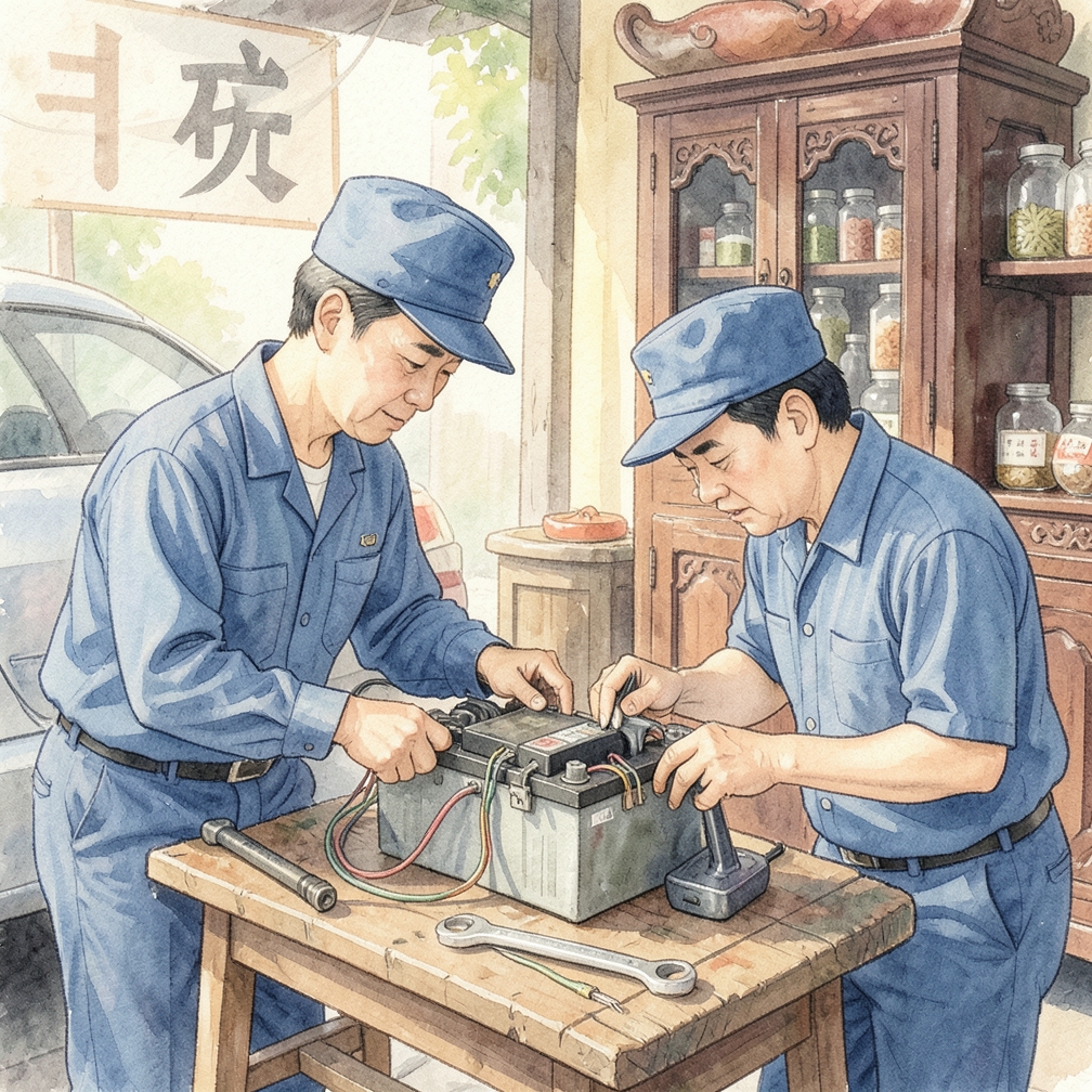 檢查電瓶和電路系統