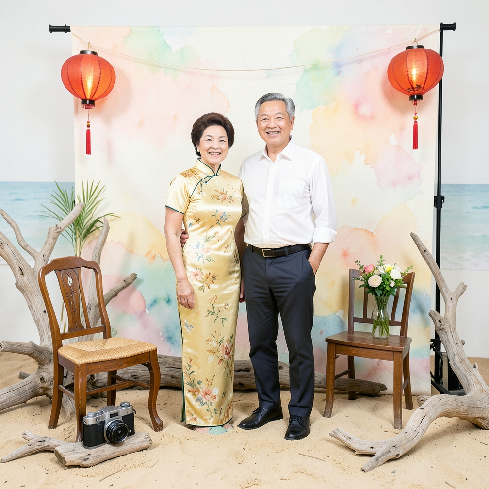 安排拍照區