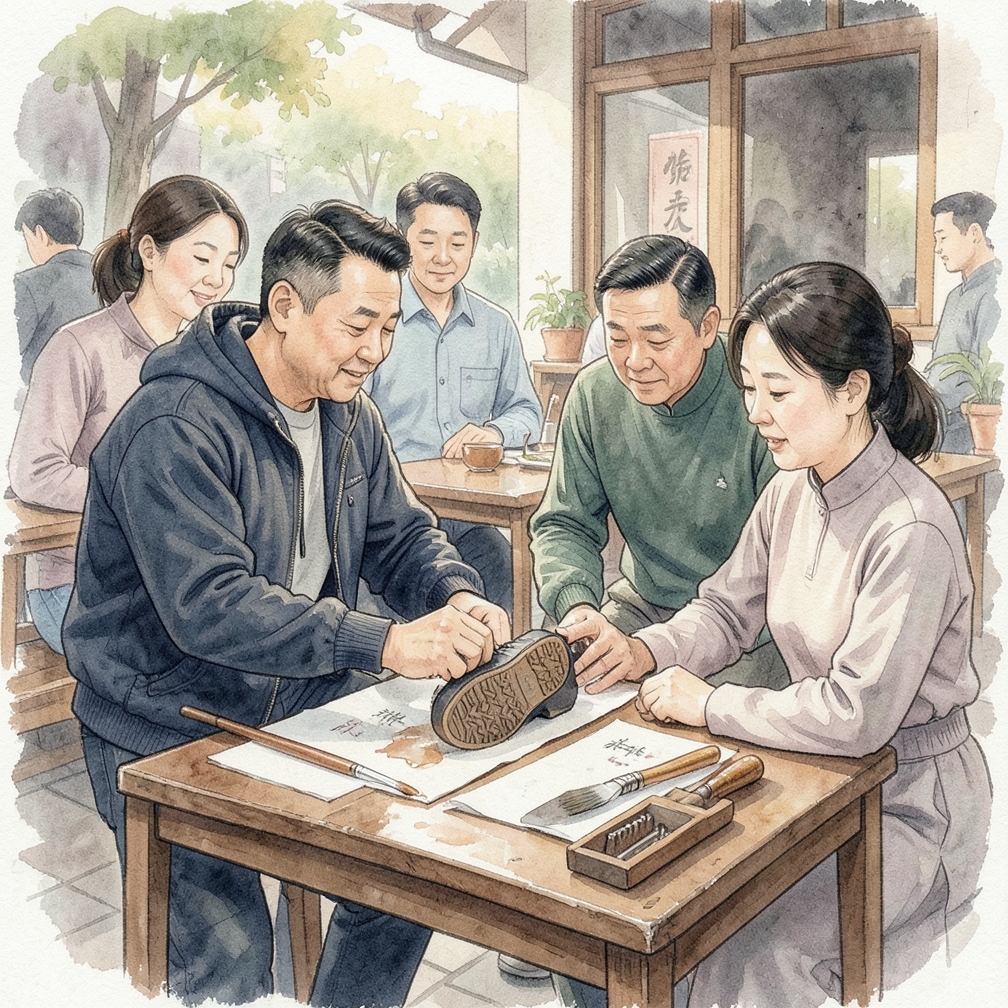 涂抹胶水（如需）