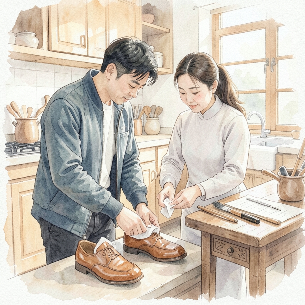 清洁鞋子
