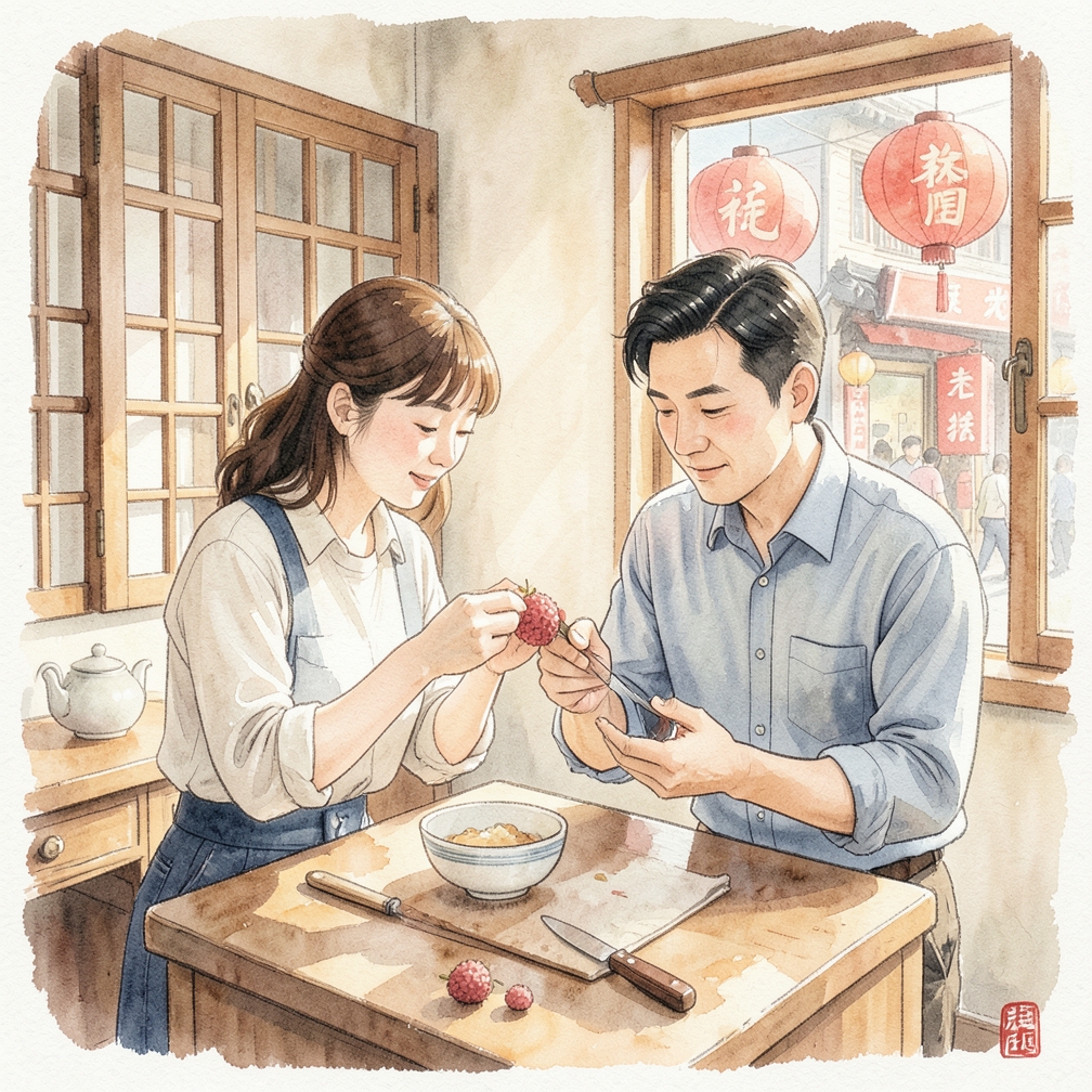如何正确食用荔枝