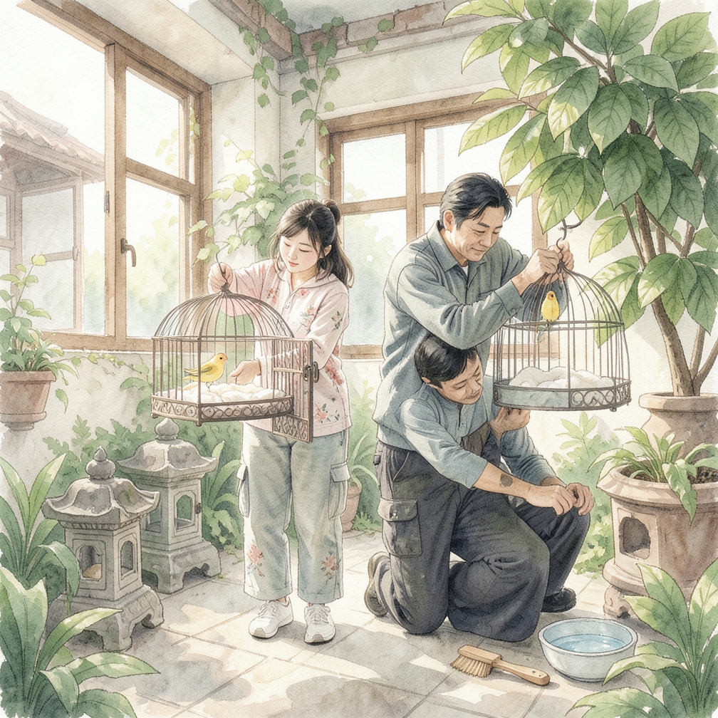 定期清潔籠子