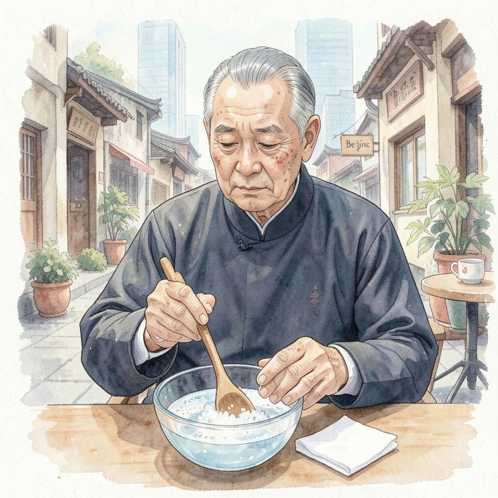 每天用溫鹽水清潔穿刺部位兩次