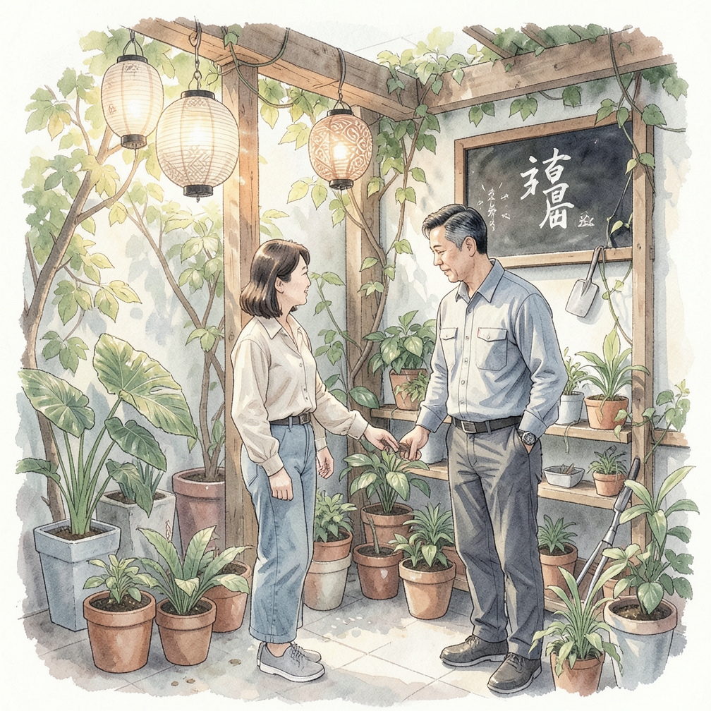 选择主题的收尾装饰
