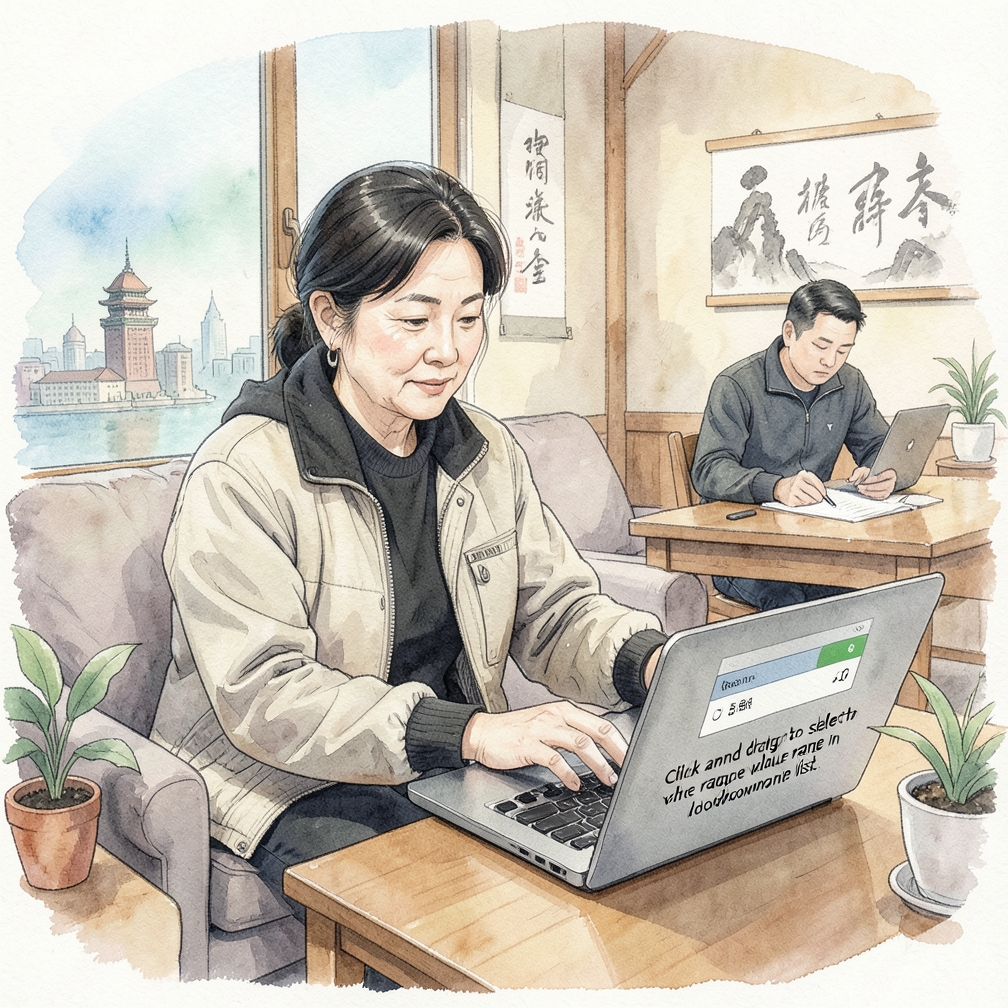 选择下拉列表的值范围