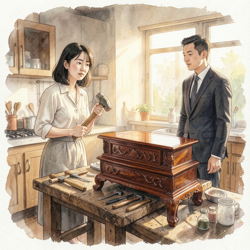 選擇要上漆的家具