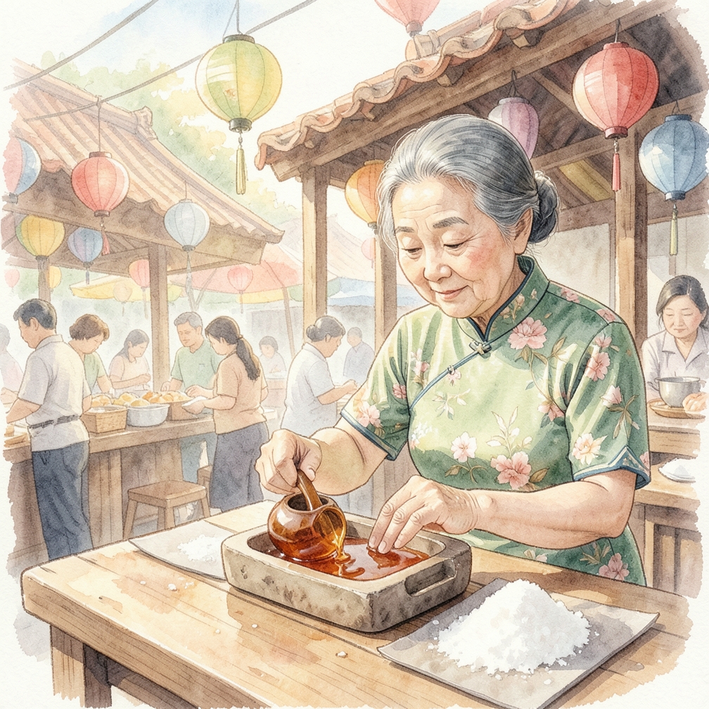 倒入模具并冷却