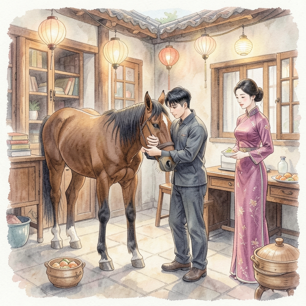 如何逐步協助馬匹處理噎食情況