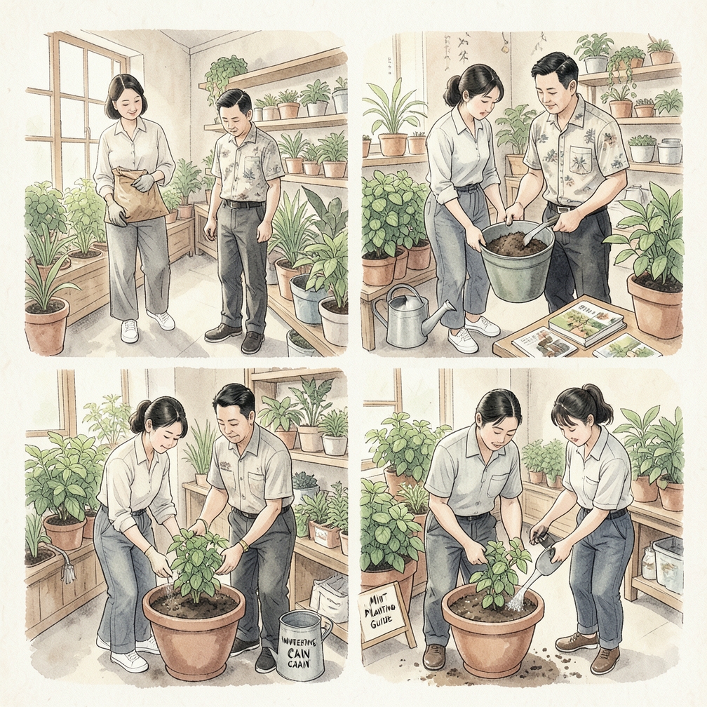如何逐步种植薄荷