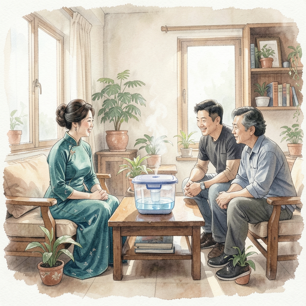 加入蒸馏水