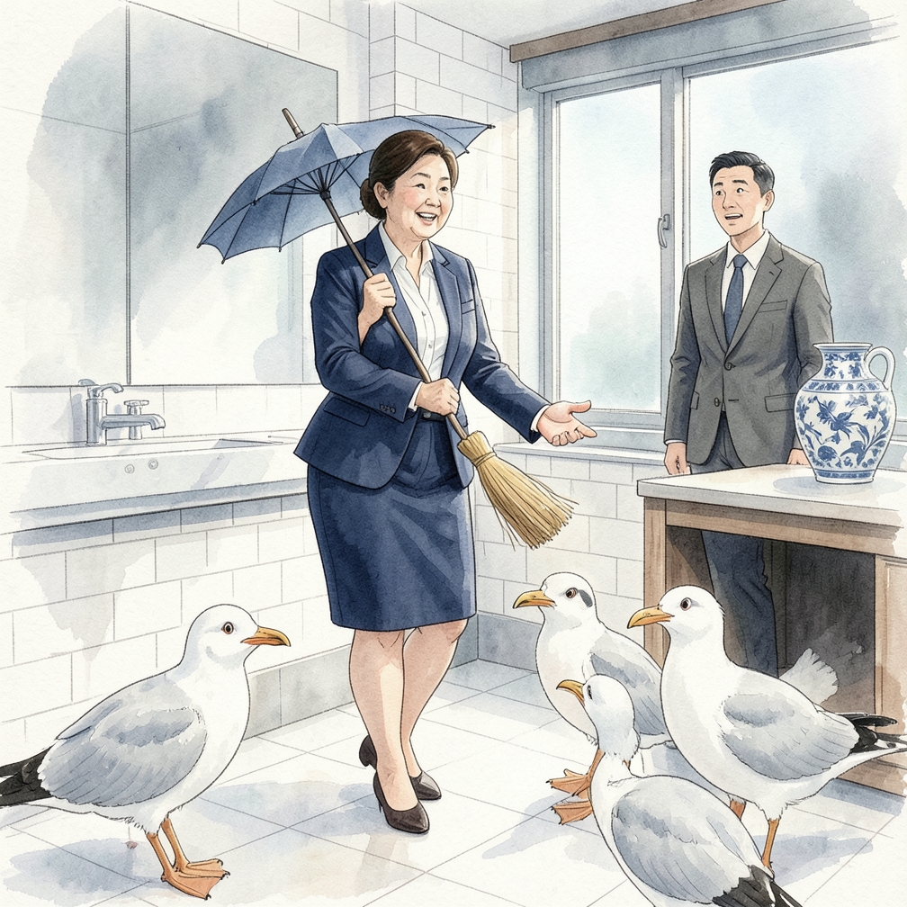 如何逐步应对具有攻击性的海鸥