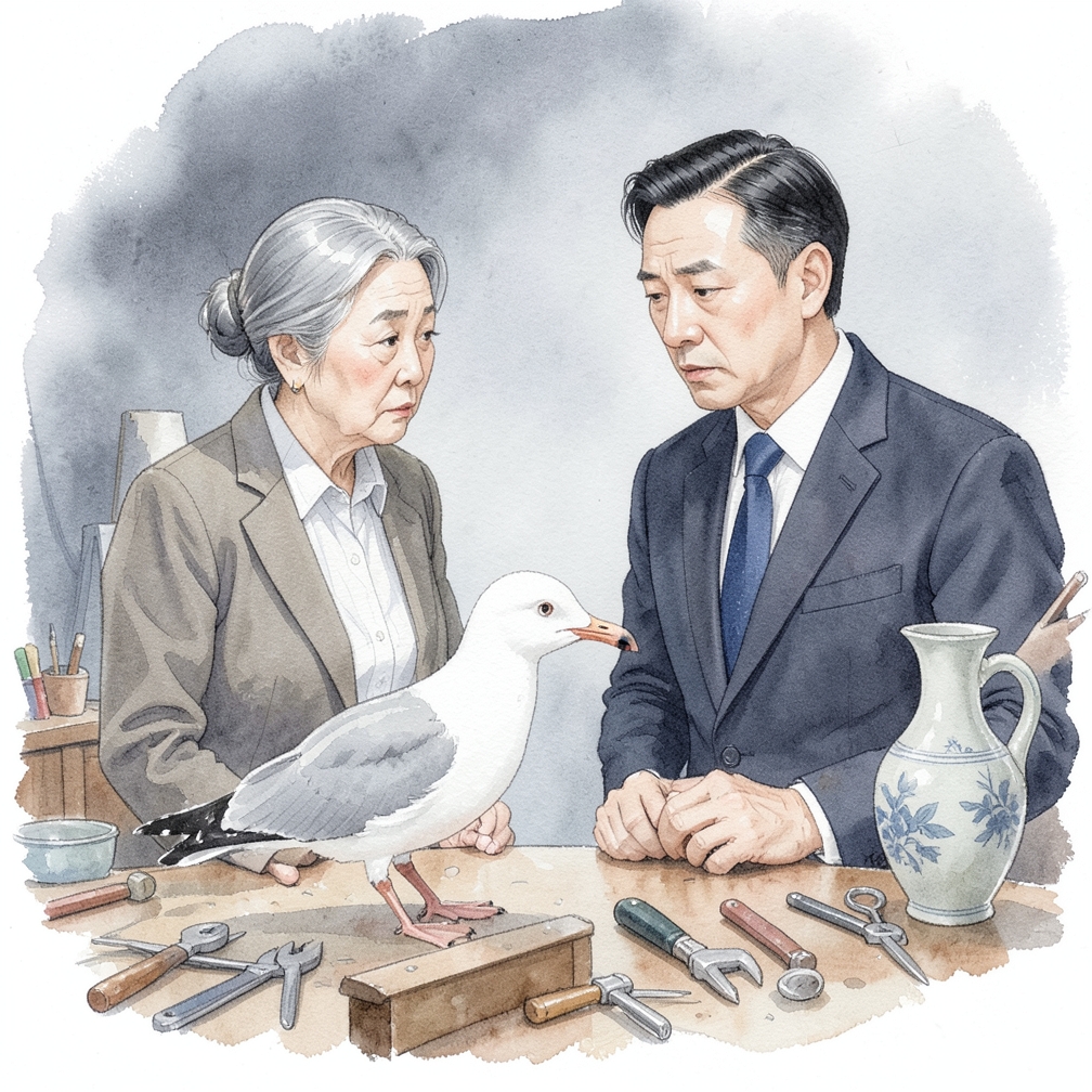 如果海鸥向你走来，与之进行眼神接触