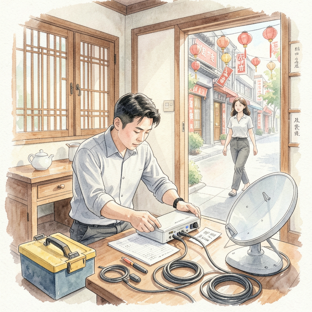 如何安装和设置免费卫星电视接收系统