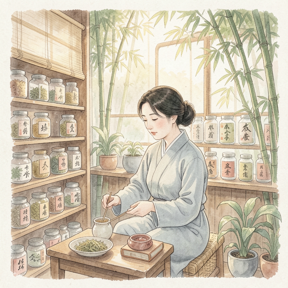 进行中医治疗