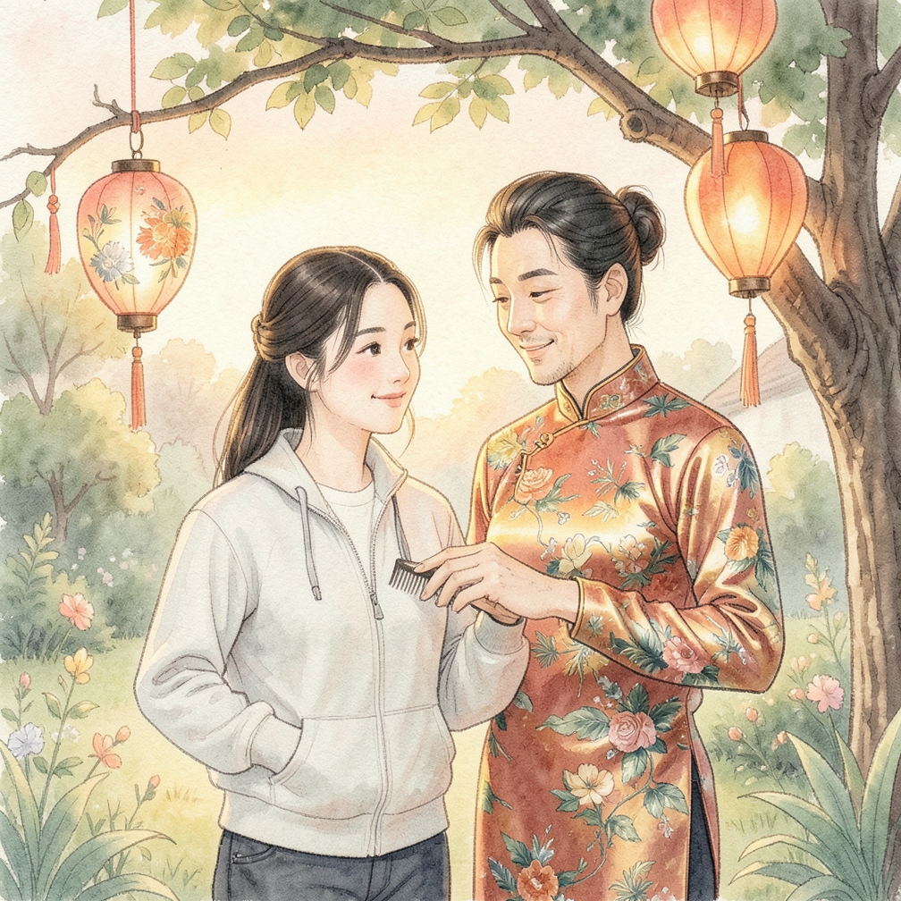分段并梳理脏辫