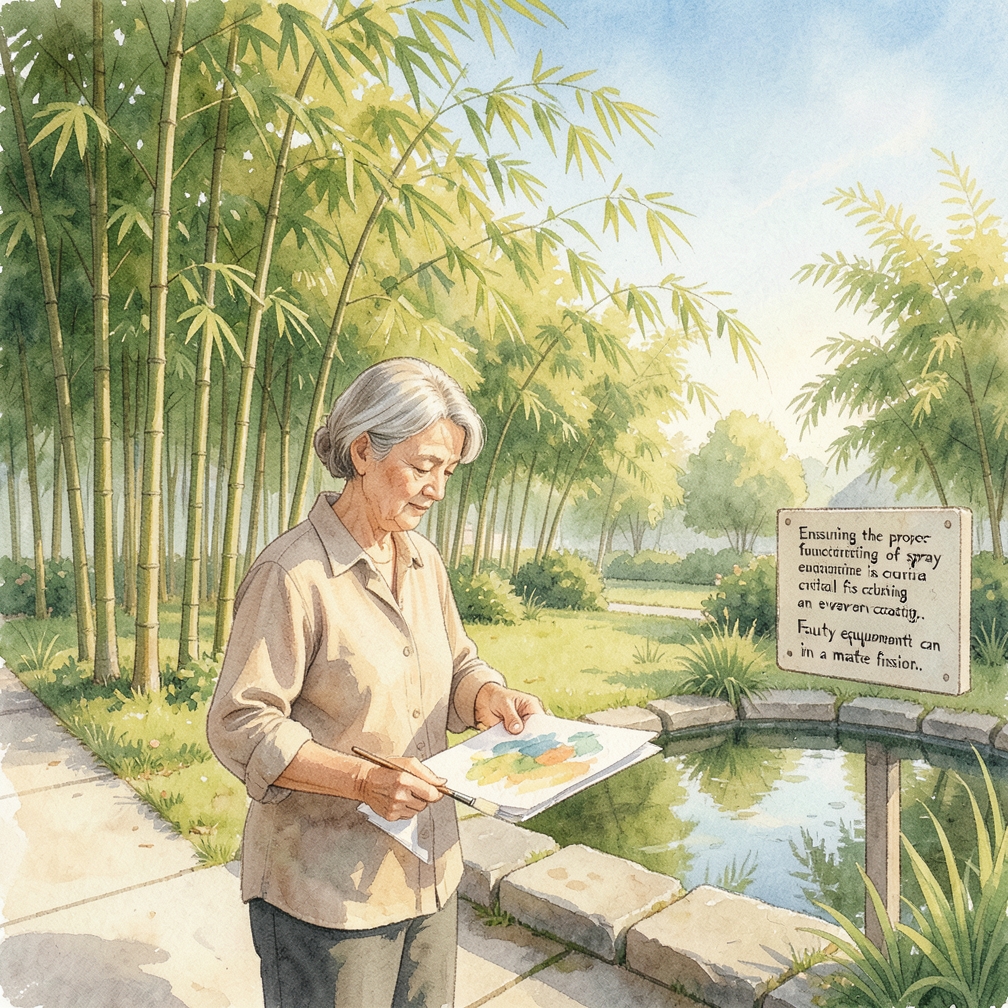 检查喷漆设备是否正常