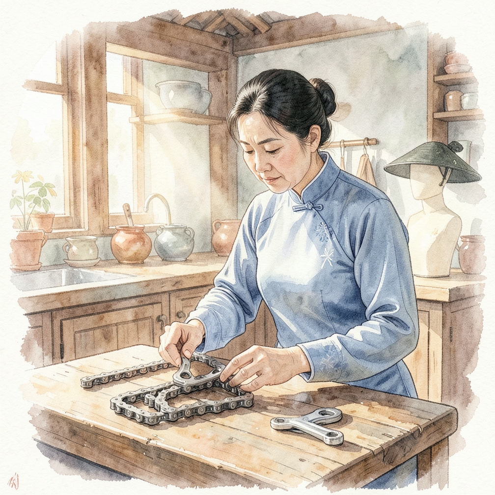 找到鏈條的主鏈節（如果適用）
