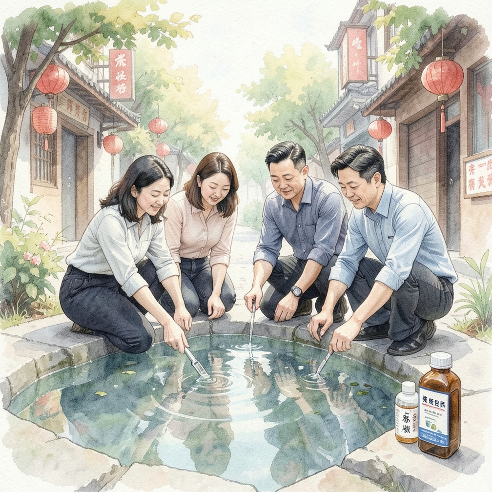 添加适当的化学药剂进行处理