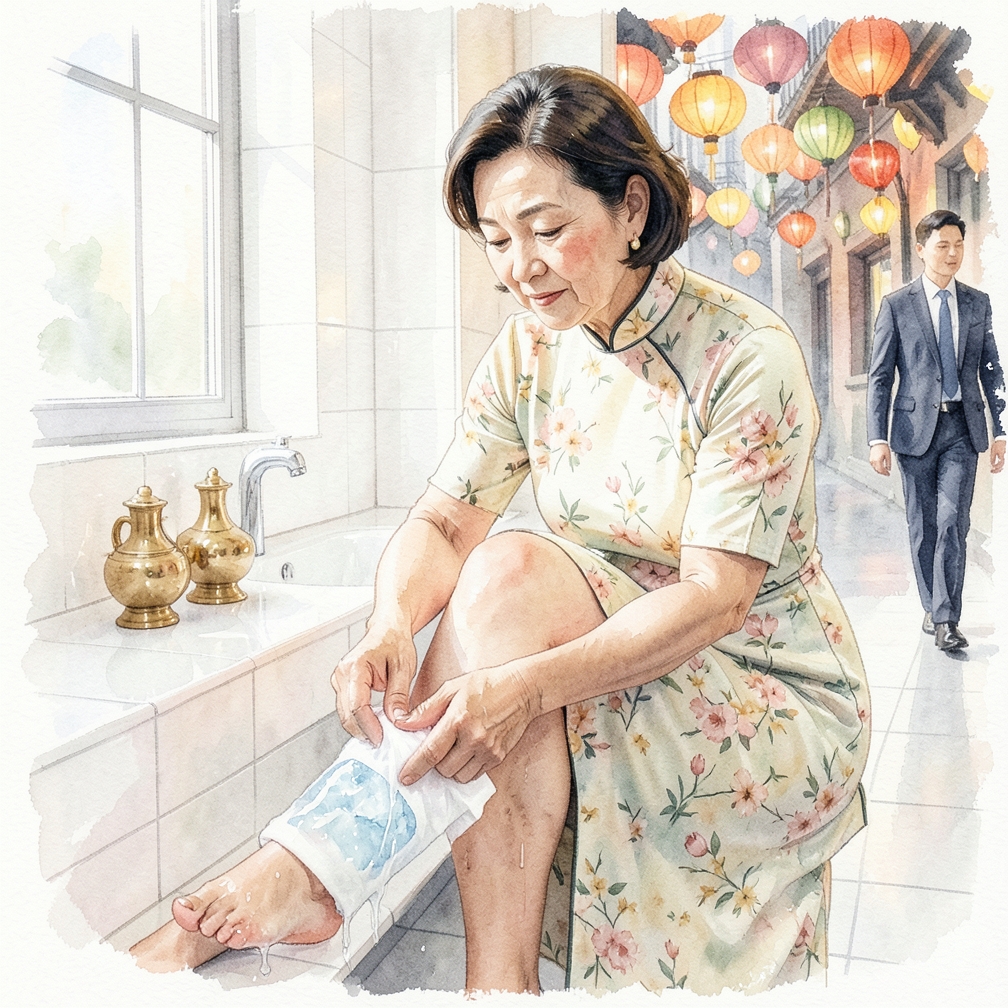 用冰敷減輕腹股溝疼痛