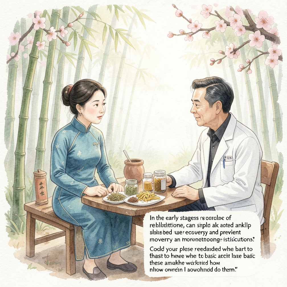 在醫生允許下盡早活動腳部和腳踝