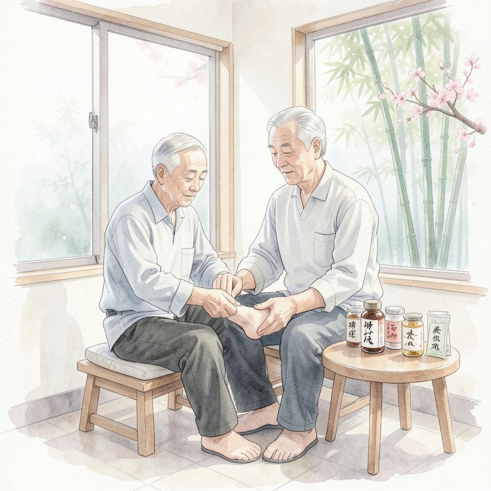 討論使用矯形裝置改善步態