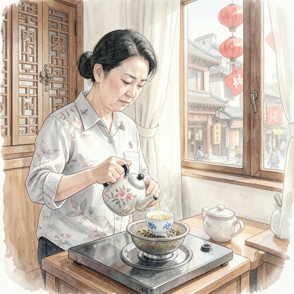 将水煮沸后过滤液体