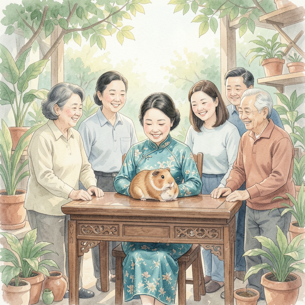 让豚鼠嗅你的手
