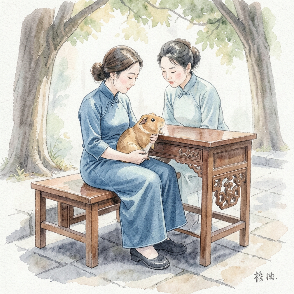 让豚鼠逐渐熟悉你