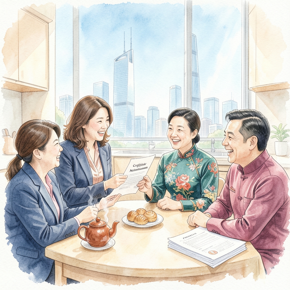 完成入籍手续
