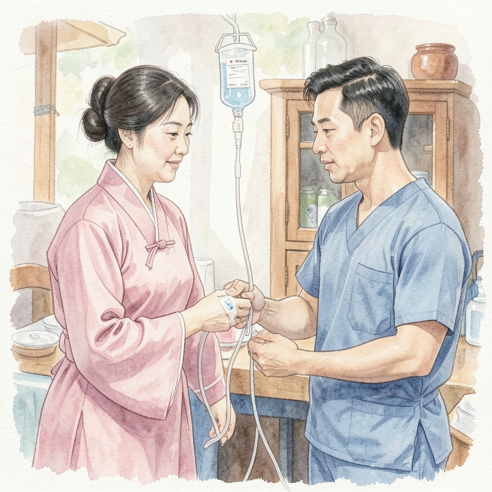 事先确定需要使用哪种输液套装