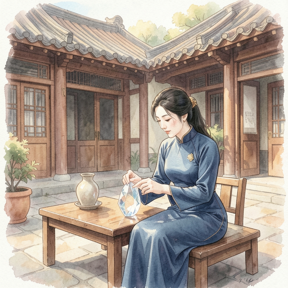 保持水晶的清洁