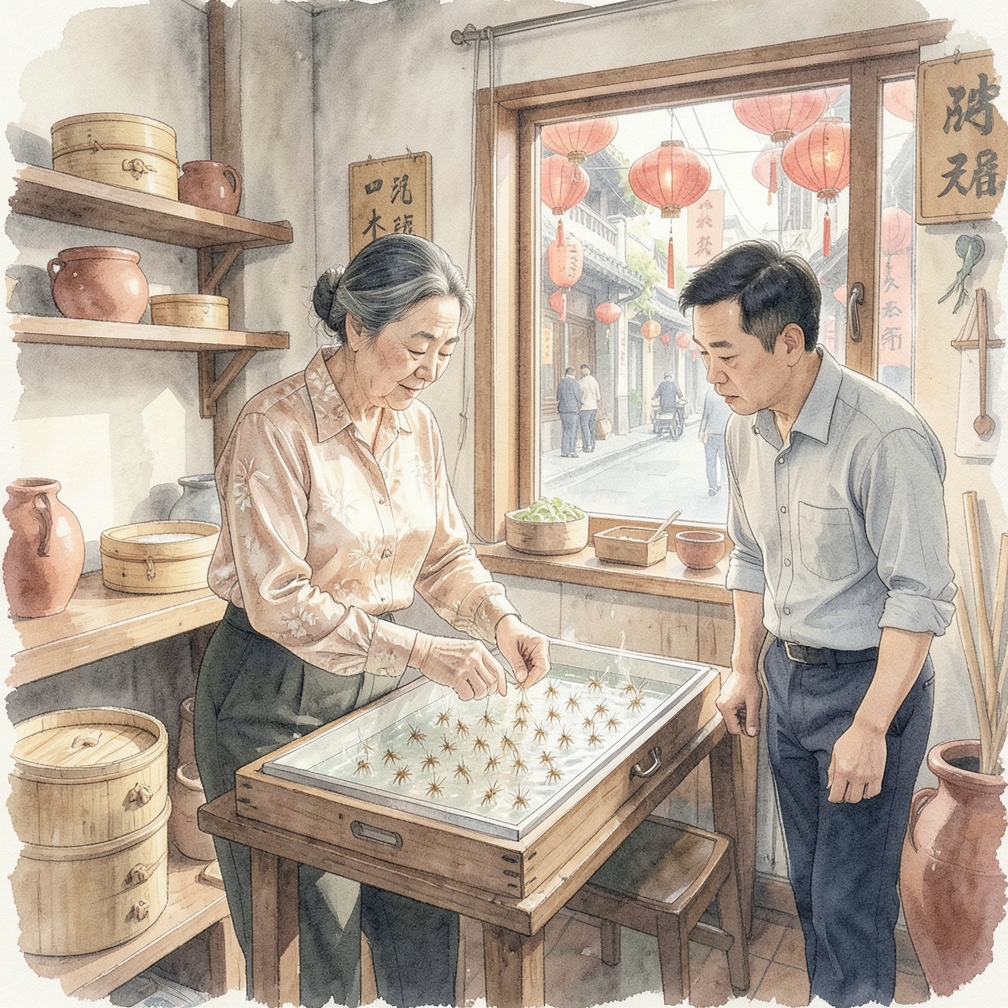 孵化蚕卵并观察生长