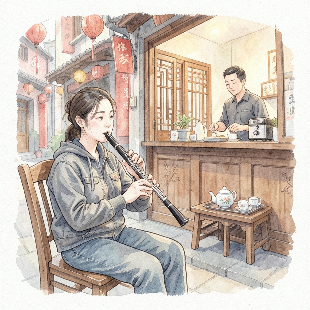 如何逐步演奏长笛