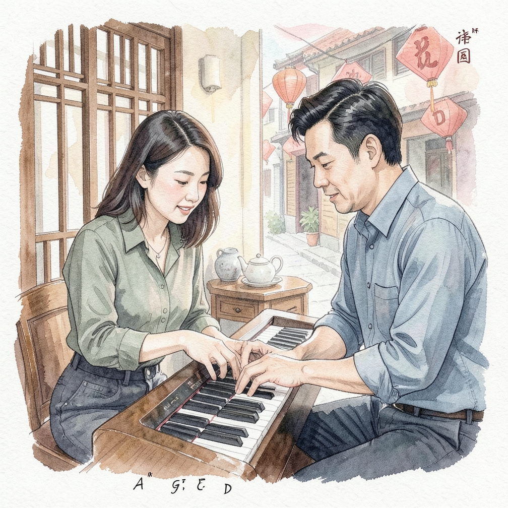 学习左手的其他音符