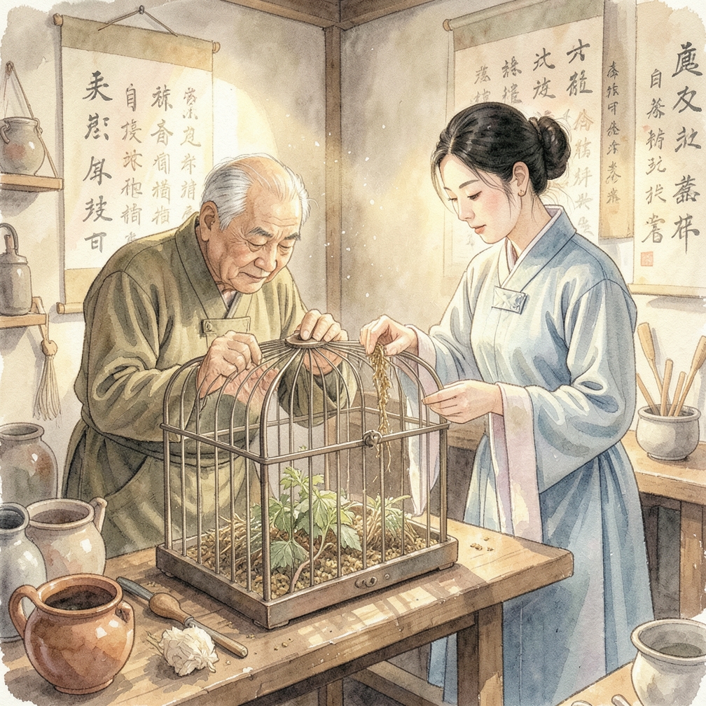 更換乾燥或塵土的飼料