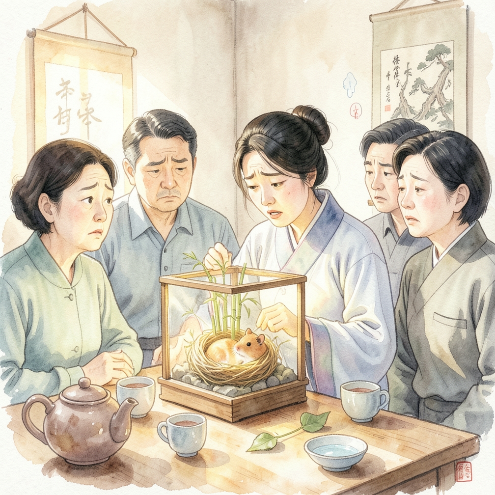 每日觀察兔子的恢復情況